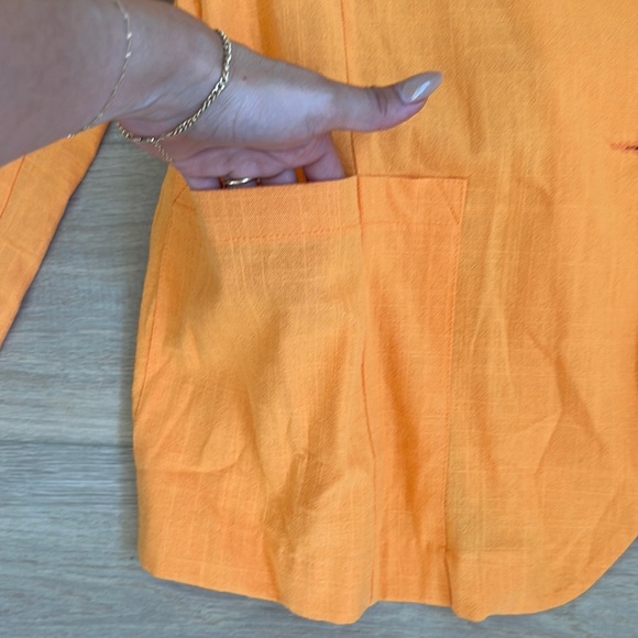 Storets Orange Blazer Jackets & Coats - Picture 9 of 9
